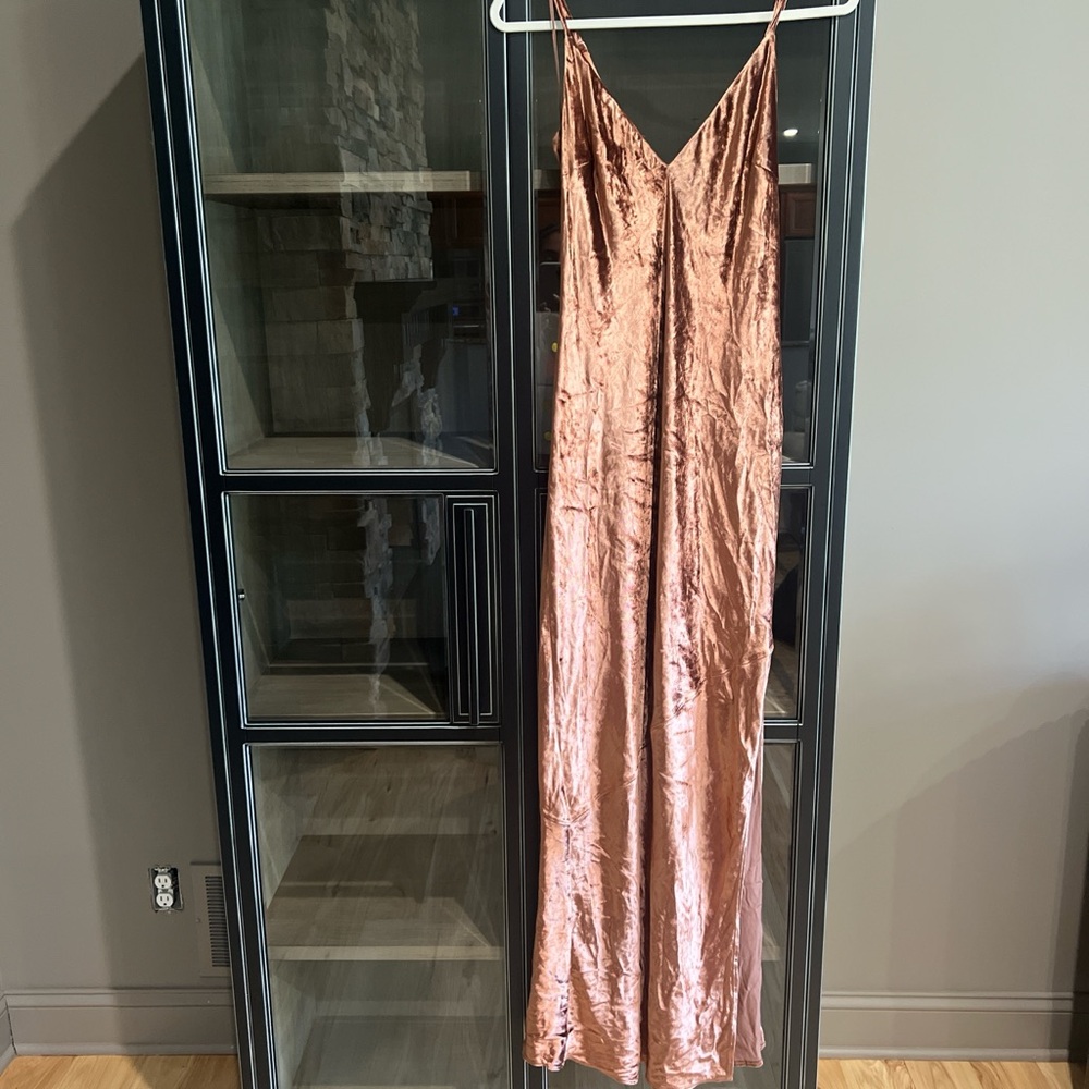 VELVET COPPER DRESS